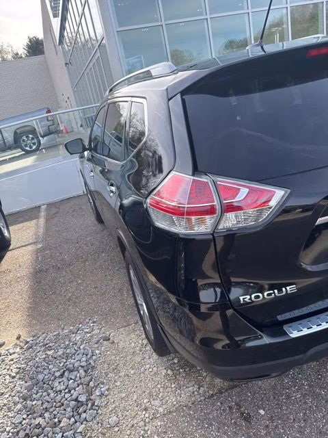 2015 Super Black Nissan Rogue SL AWD SUV