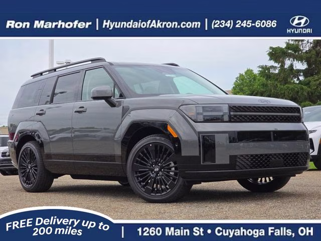 2026 Hampton Gray Hyundai Santa Fe Hybrid Calligraphy AWD SUV