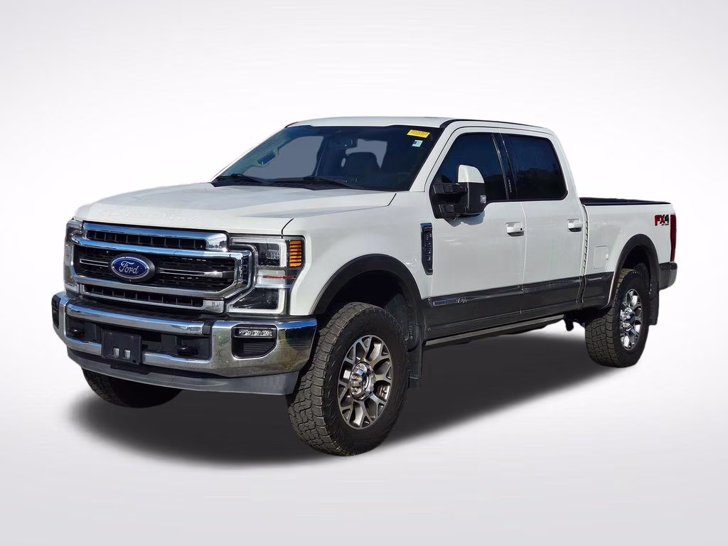 2022 White Ford Super Duty F-250 SRW Lariat 4X4 Truck