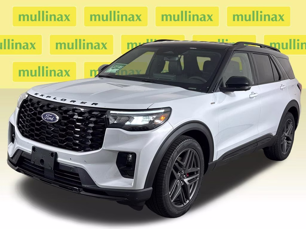 2026 Space White Metallic Ford Explorer ST-Line RWD SUV