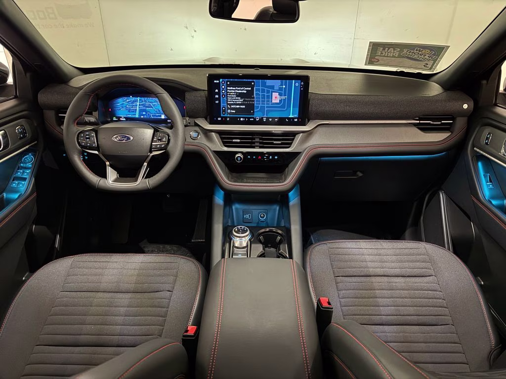 2026 Space White Metallic Ford Explorer ST-Line RWD SUV