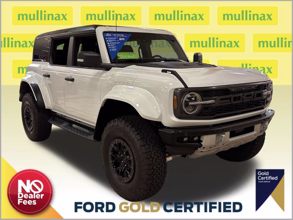 2025 Oxford White Ford Bronco Raptor 4X4 SUV