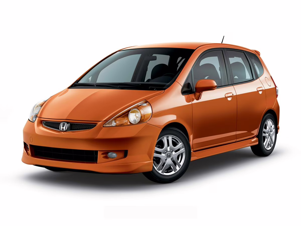 2008 Red Honda Fit Sport FWD Hatchback