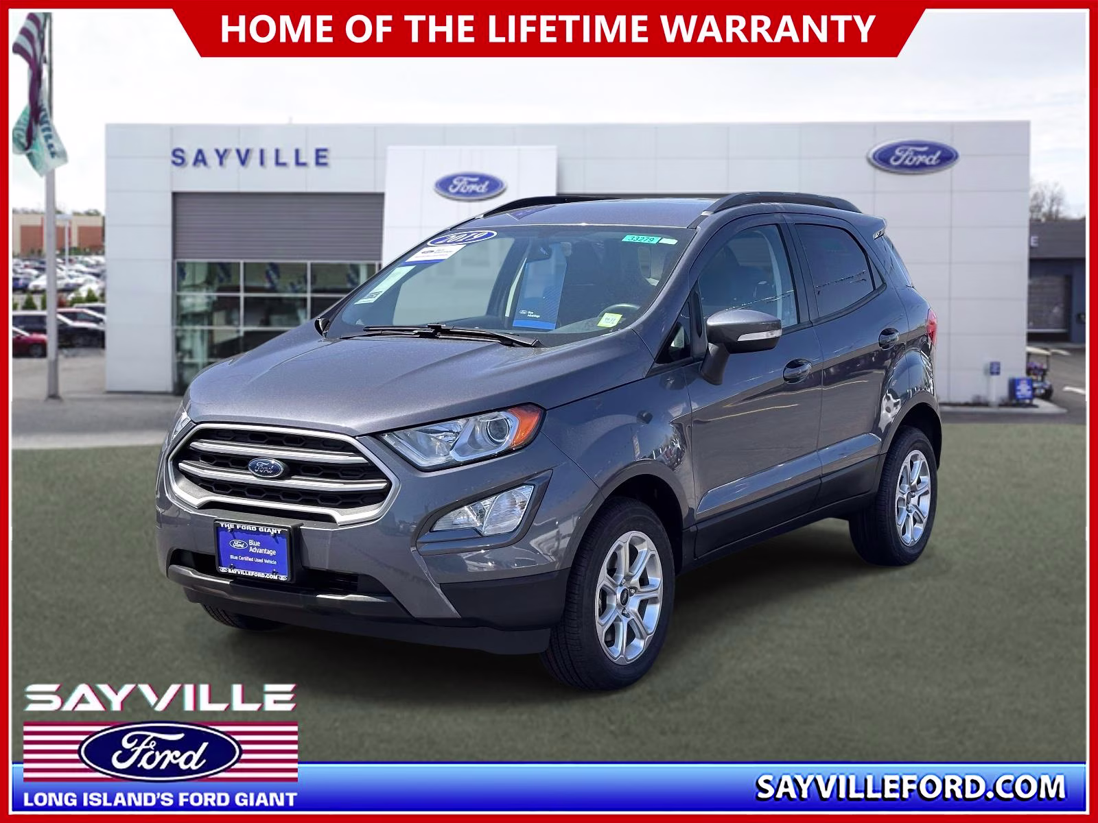2019 Smoke Metallic Ford EcoSport SE 4WD 4X4 SUV