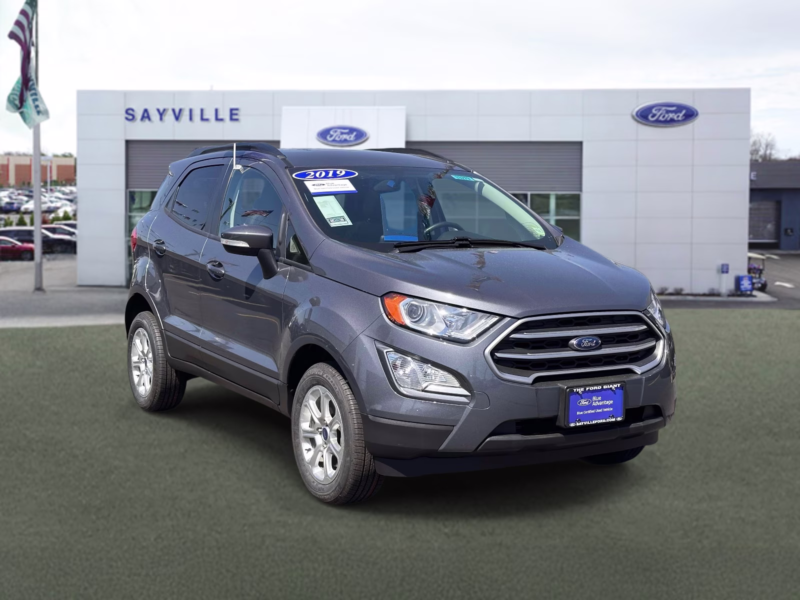 2019 Smoke Metallic Ford EcoSport SE 4WD 4X4 SUV