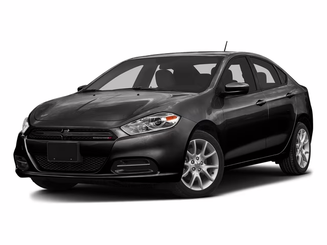 2016 Pitch Black Clearcoat Dodge Dart SXT FWD Sedan