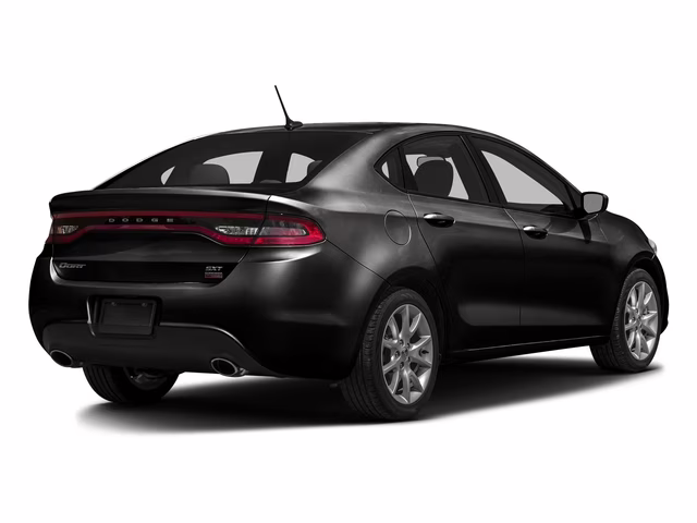 2016 Pitch Black Clearcoat Dodge Dart SXT FWD Sedan