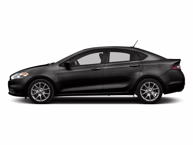 2016 Pitch Black Clearcoat Dodge Dart SXT FWD Sedan
