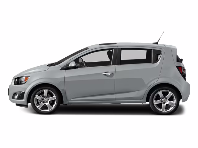 2014 Silver Ice Metallic Chevrolet Sonic LTZ FWD Hatchback