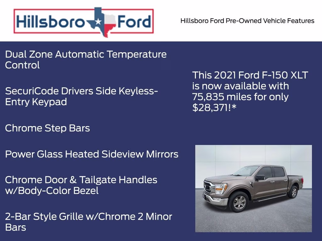 2021 Stone Gray Metallic Ford F-150 XLT RWD Truck