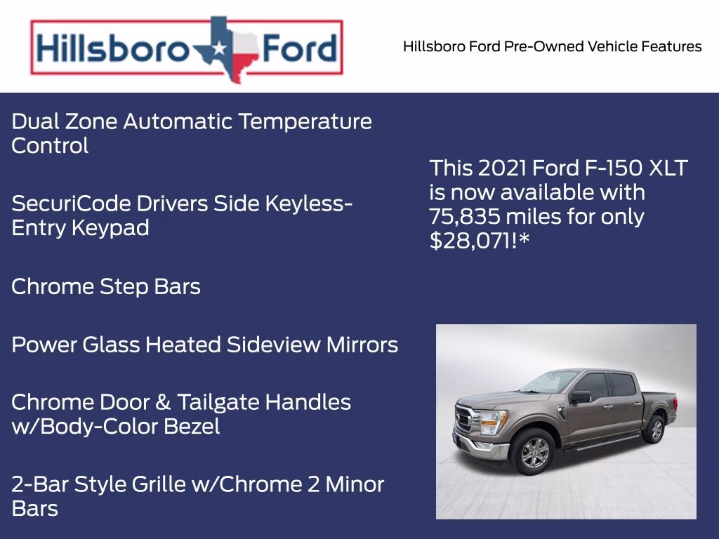 2021 Stone Gray Metallic Ford F-150 XLT RWD Truck