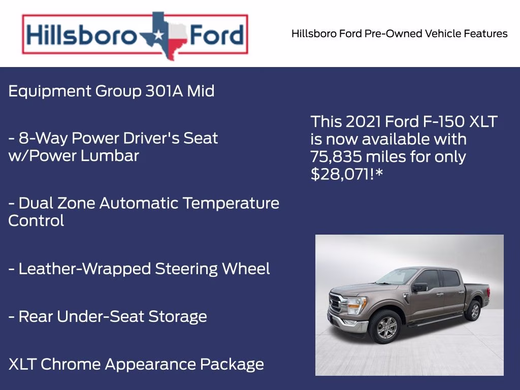 2021 Stone Gray Metallic Ford F-150 XLT RWD Truck