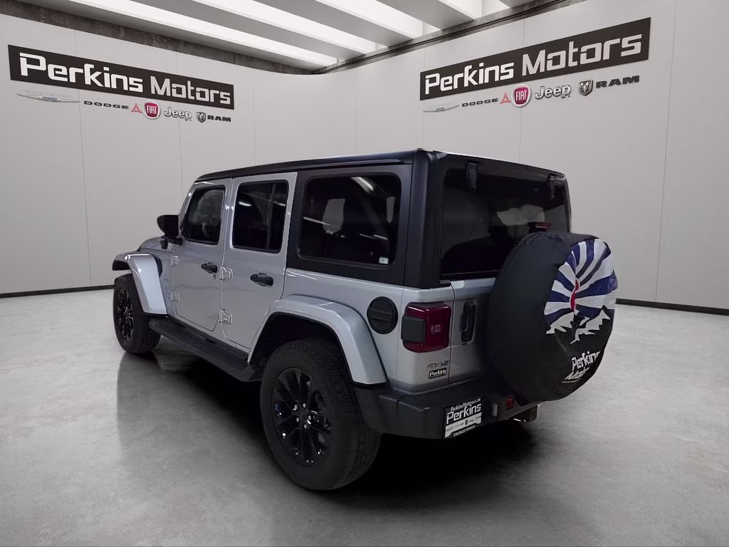 2023 Silver Zynith Clearcoat Jeep Wrangler 4xe Sahara 4X4 SUV