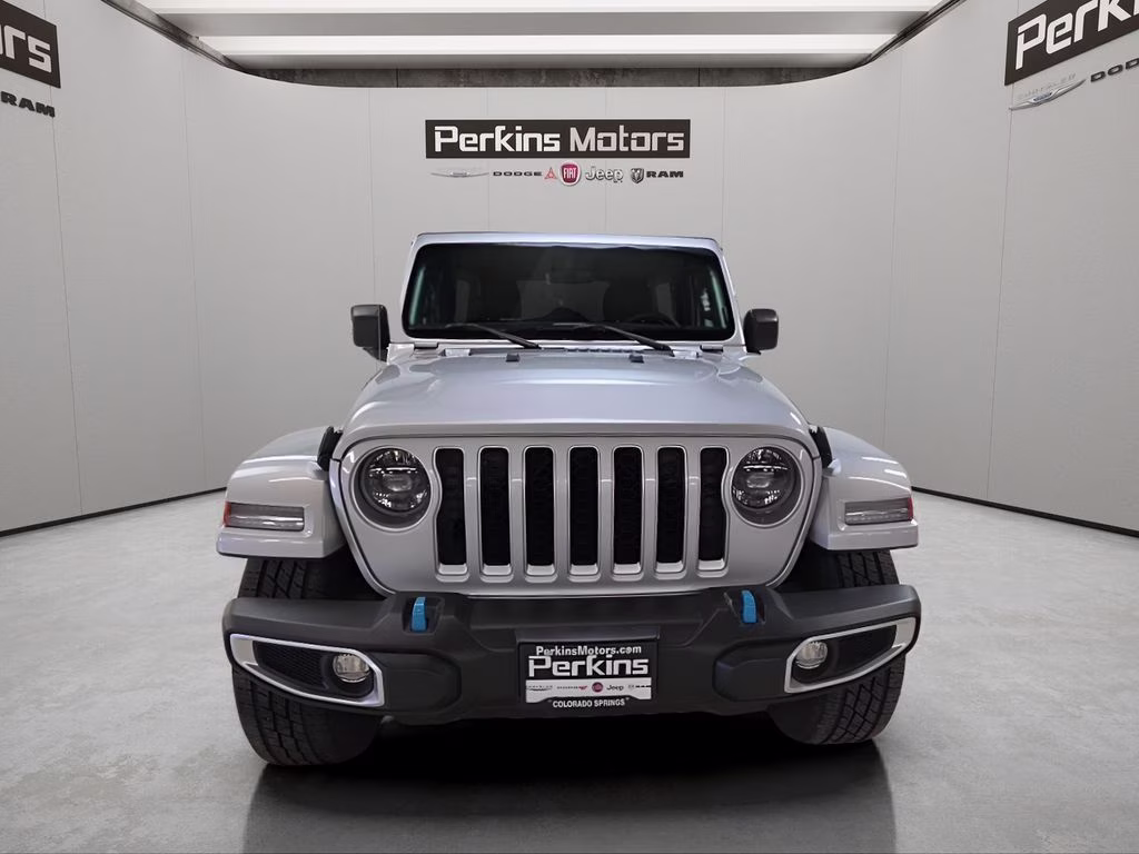 2023 Silver Zynith Clearcoat Jeep Wrangler 4xe Sahara 4X4 SUV