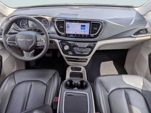 2023 Bright White Clearcoat Chrysler Pacifica Hybrid Touring L FWD Van