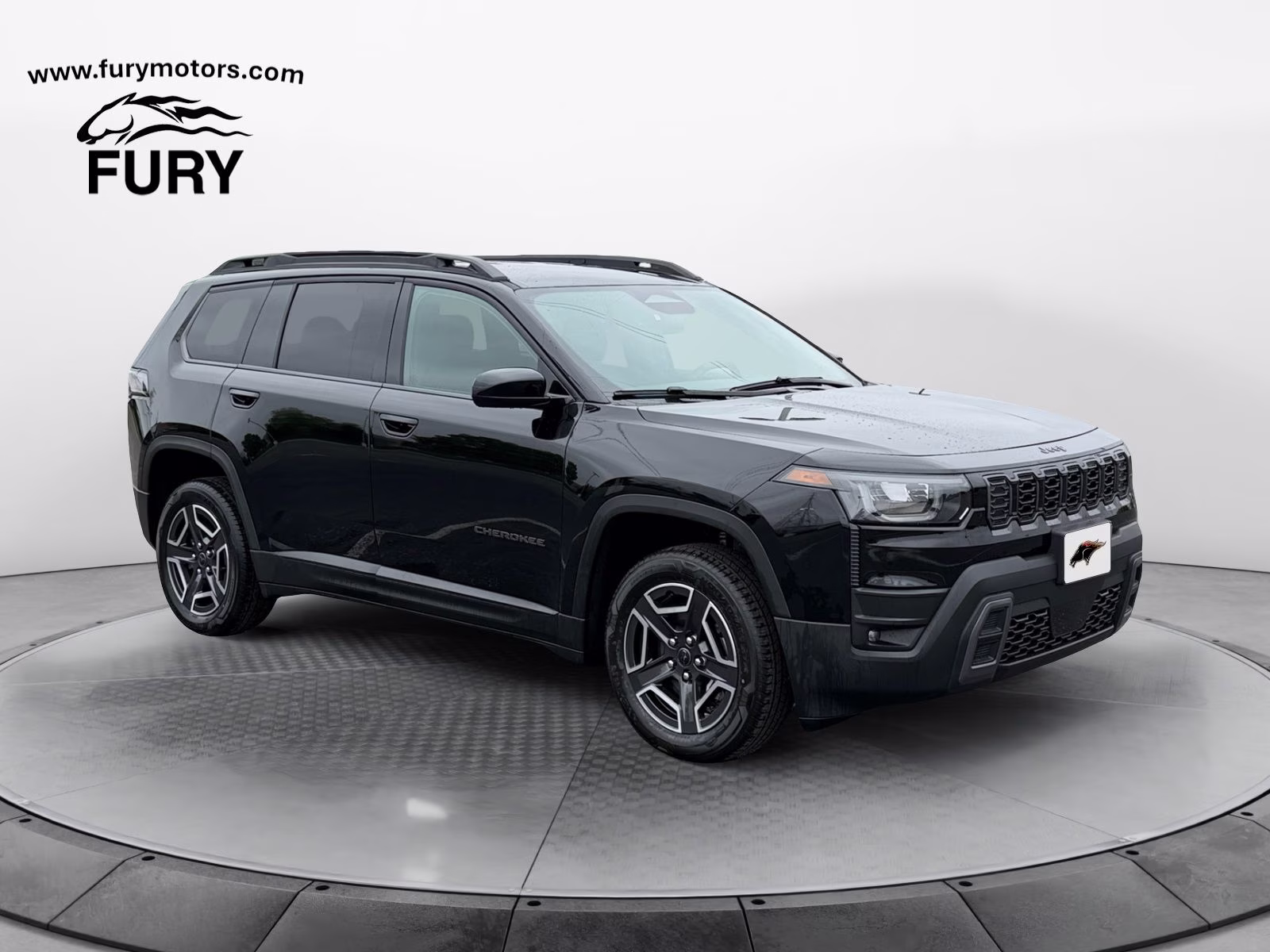 2026 Diamond Black Crystal Pearlcoat Jeep Cherokee Laredo 4X4 SUV