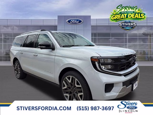2026 Space Silver Metallic Ford Expedition Max Platinum 4X4 SUV