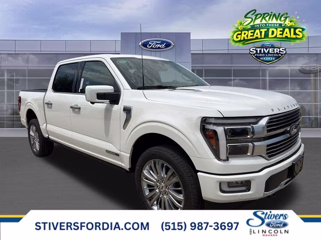 2026 Star White Metallic Tri-Coat Ford F-150 Platinum 4X4 Truck