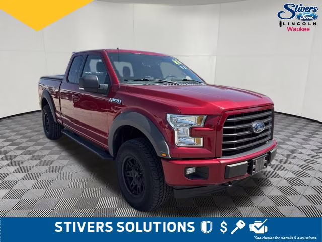 2017 Ruby Red Metallic Ford F-150 XLT 4X4 Truck