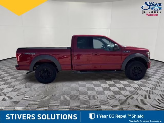 2017 Ruby Red Metallic Ford F-150 XLT 4X4 Truck
