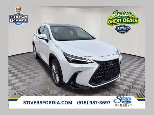 2024 White Pearl Lexus NX 350h Luxury AWD SUV