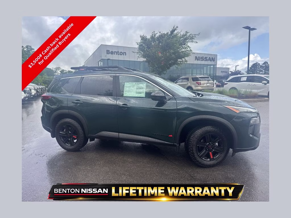 2026 Obsidian Green Nissan Rogue Rock Creek AWD SUV