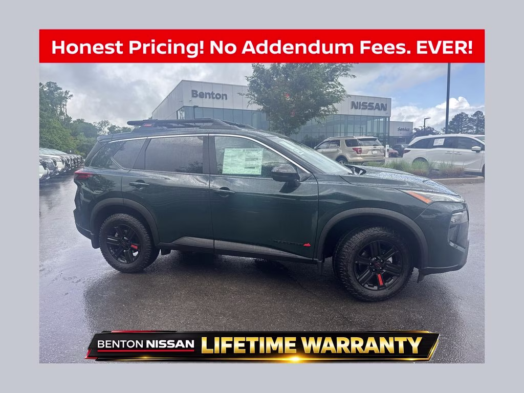 2026 Obsidian Green Nissan Rogue Rock Creek AWD SUV