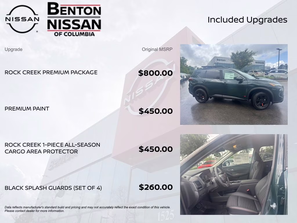 2026 Obsidian Green Nissan Rogue Rock Creek AWD SUV