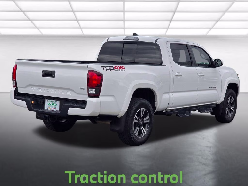 2019 Super White Toyota Tacoma TRD Sport 4X4 Truck