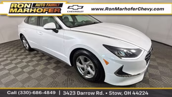 2022 Quartz White Hyundai Sonata SE FWD Sedan