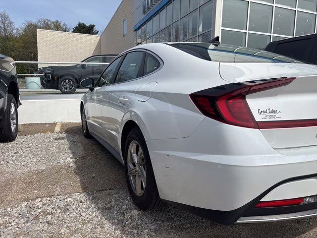 2022 Quartz White Hyundai Sonata SE FWD Sedan