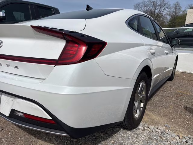 2022 Quartz White Hyundai Sonata SE FWD Sedan