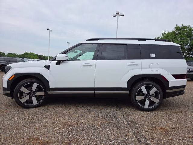 2026 Serenity White Hyundai Santa Fe Hybrid Limited AWD SUV