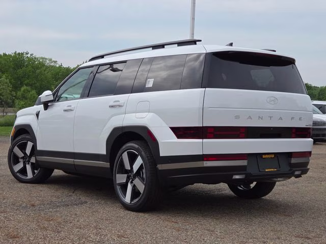 2026 Serenity White Hyundai Santa Fe Hybrid Limited AWD SUV