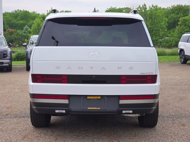 2026 Serenity White Hyundai Santa Fe Hybrid Limited AWD SUV