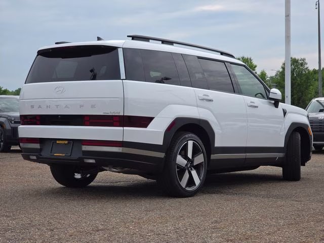 2026 Serenity White Hyundai Santa Fe Hybrid Limited AWD SUV