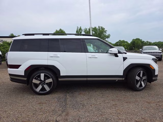 2026 Serenity White Hyundai Santa Fe Hybrid Limited AWD SUV