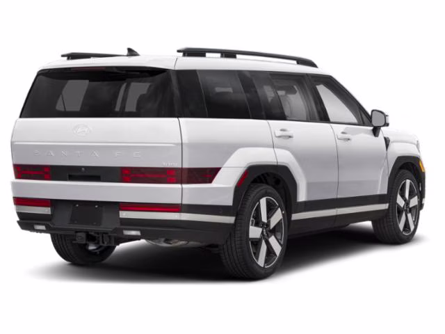 2026 Serenity White Hyundai Santa Fe Hybrid Limited AWD SUV