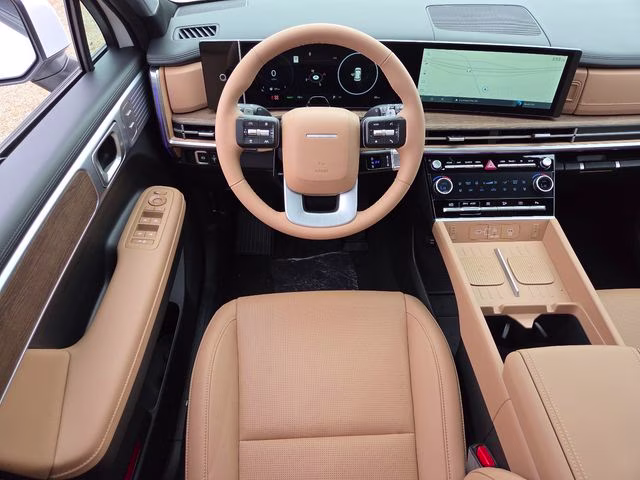 2026 Serenity White Hyundai Santa Fe Hybrid Limited AWD SUV