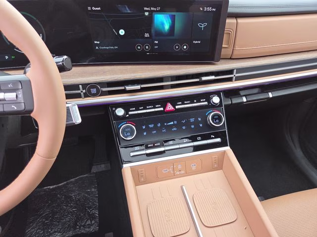 2026 Serenity White Hyundai Santa Fe Hybrid Limited AWD SUV
