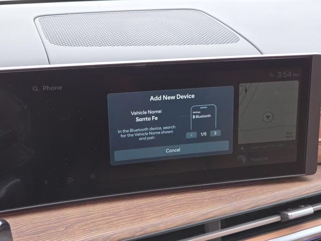 2026 Serenity White Hyundai Santa Fe Hybrid Limited AWD SUV