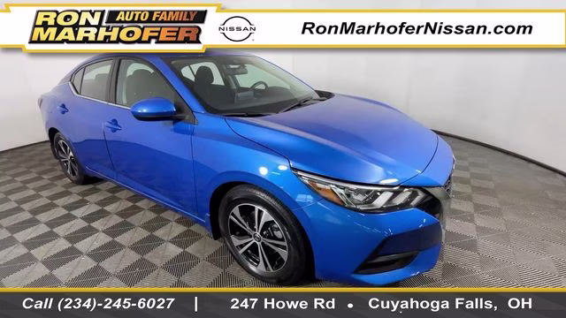 2022 Electric Blue Metallic Nissan Sentra SV FWD Sedan