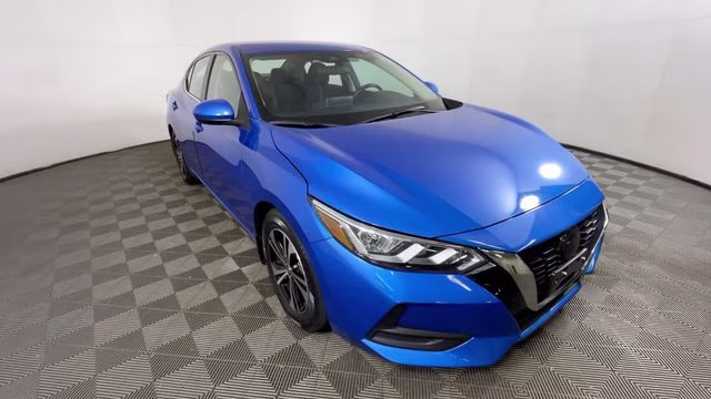 2022 Electric Blue Metallic Nissan Sentra SV FWD Sedan