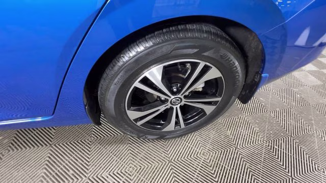 2022 Electric Blue Metallic Nissan Sentra SV FWD Sedan
