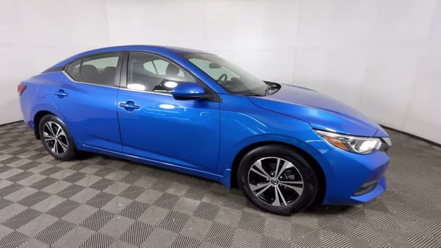 2022 Electric Blue Metallic Nissan Sentra SV FWD Sedan