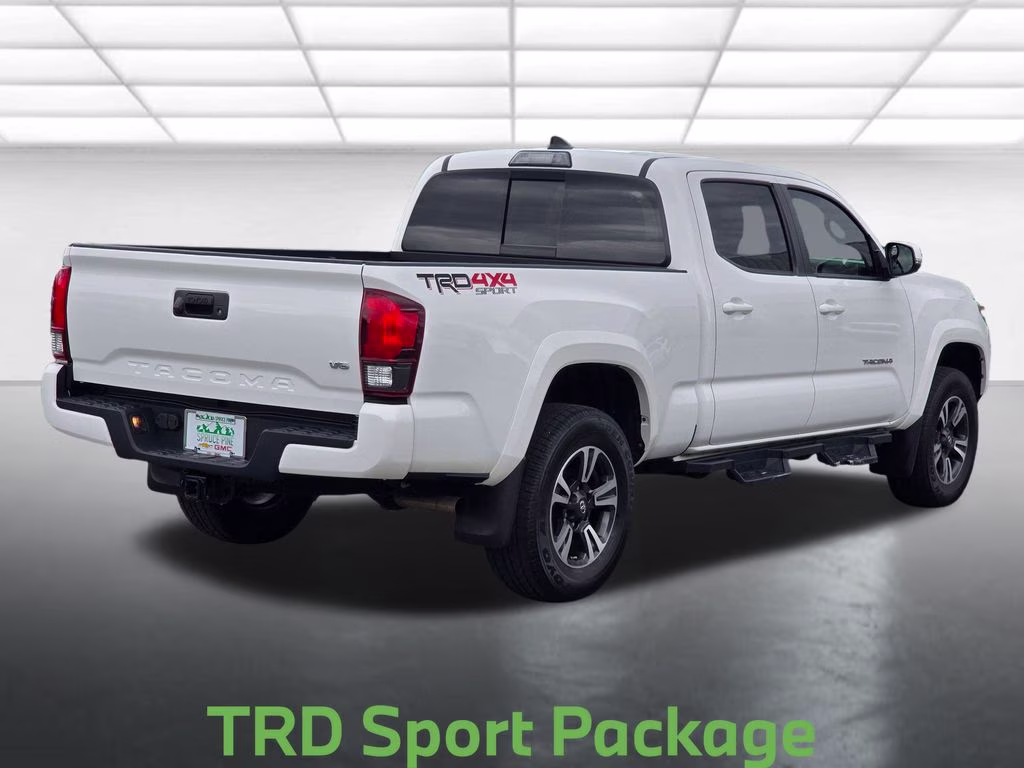 2019 Super White Toyota Tacoma TRD Sport 4X4 Truck
