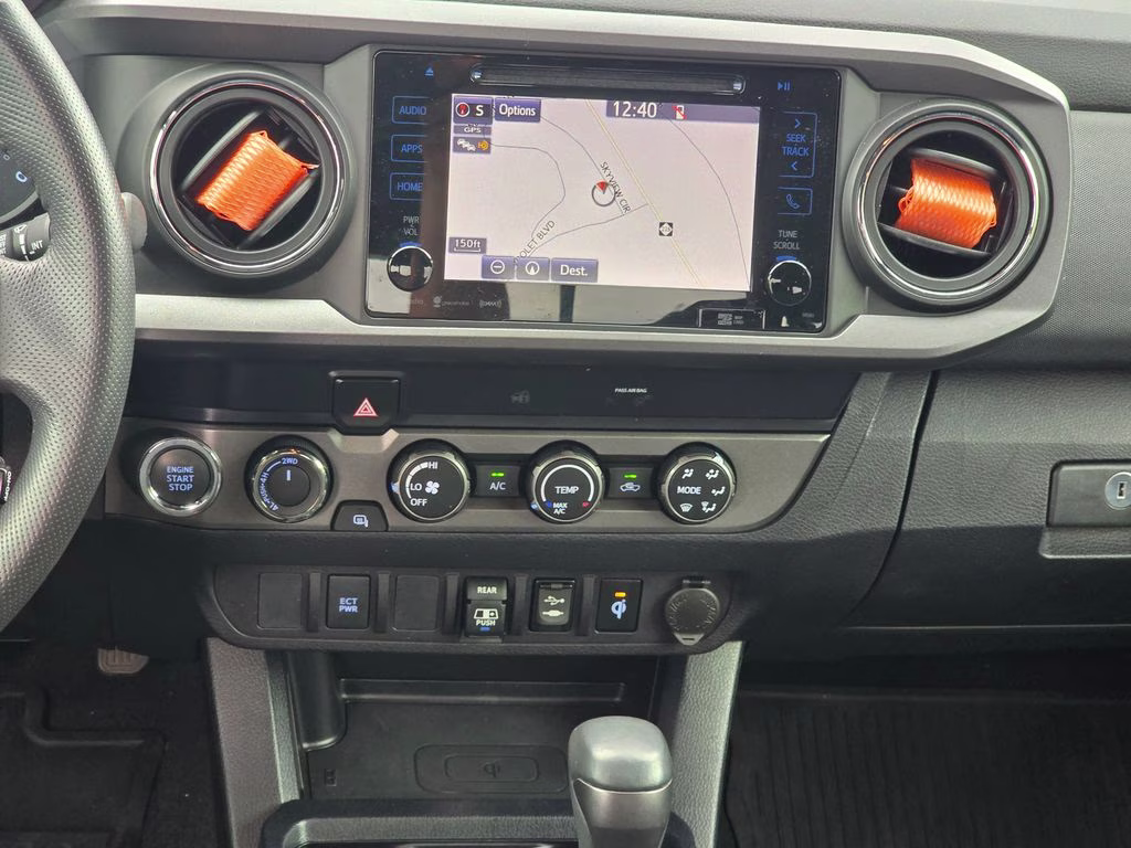 2019 Super White Toyota Tacoma TRD Sport 4X4 Truck
