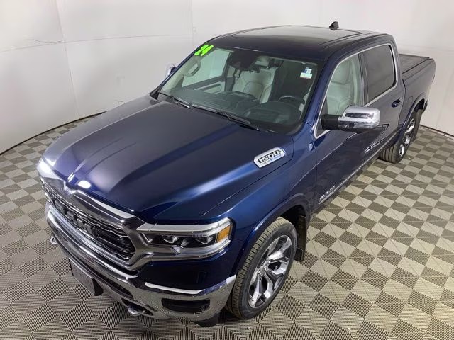 2024 Patriot Blue Pearlcoat Ram 1500 Limited 4X4 Truck