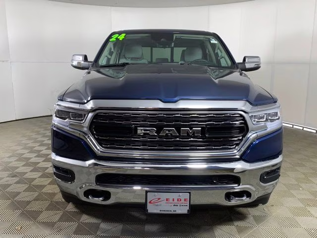 2024 Patriot Blue Pearlcoat Ram 1500 Limited 4X4 Truck