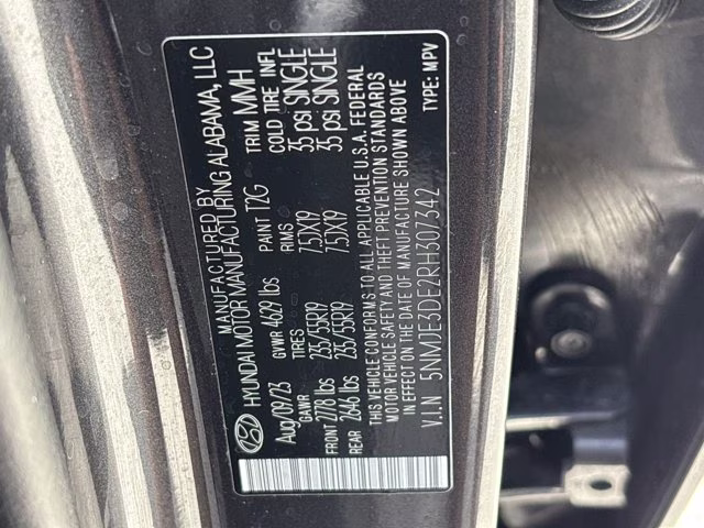 2024 Dark Gray Metallic Hyundai Tucson Limited FWD SUV